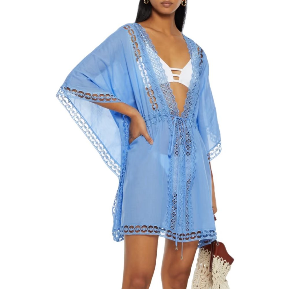 Charo Ruiz Ibiza  Kayla Kaftan in Blue NWT